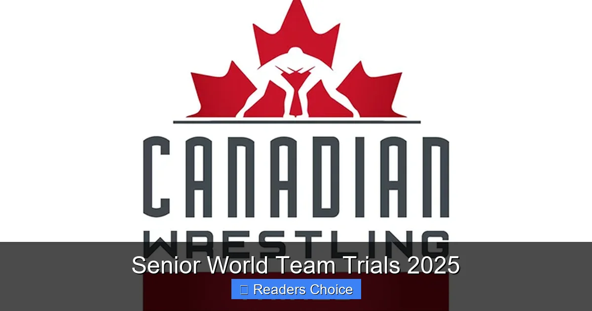 Senior World Team Trials 2025