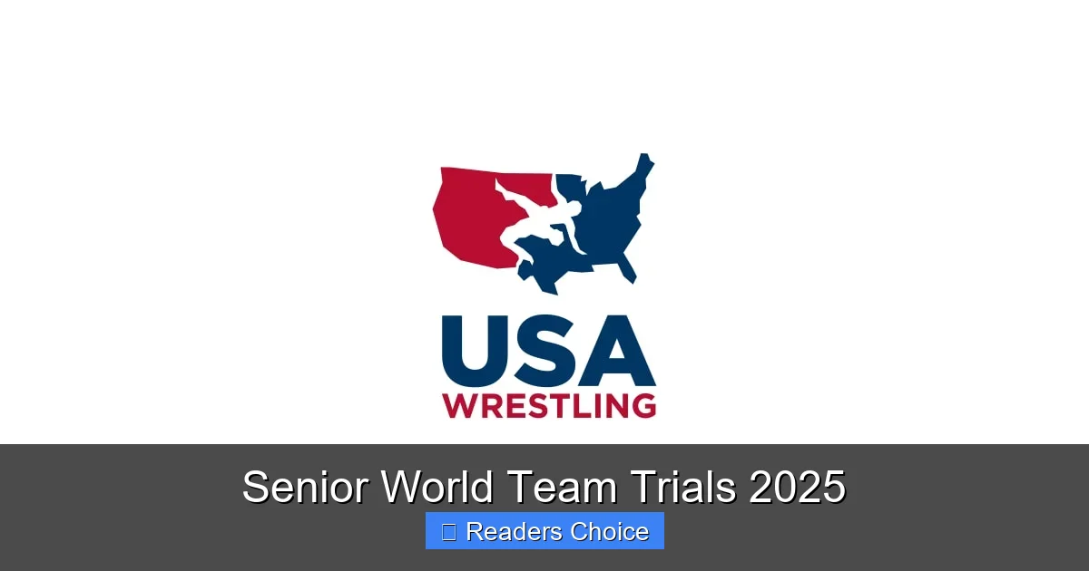 Senior World Team Trials 2025