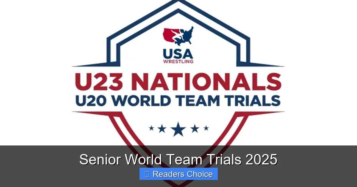 Senior World Team Trials 2025