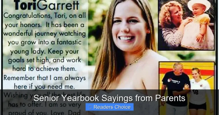 Senior Yearbook Sayings from Parents