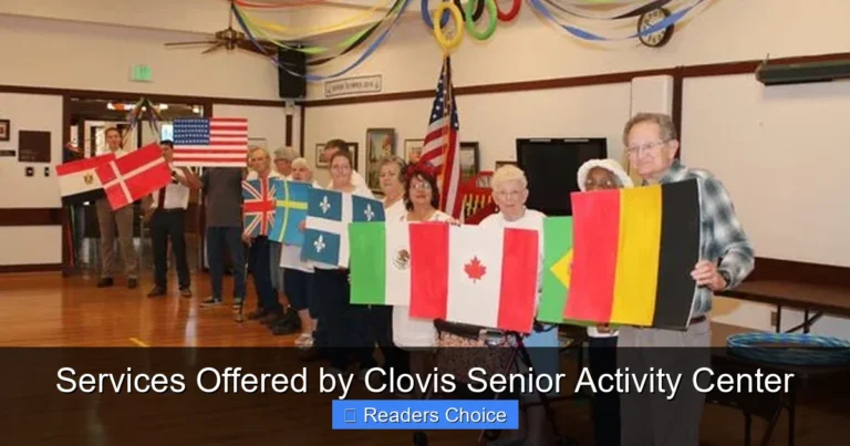 Services Offered by Clovis Senior Activity Center