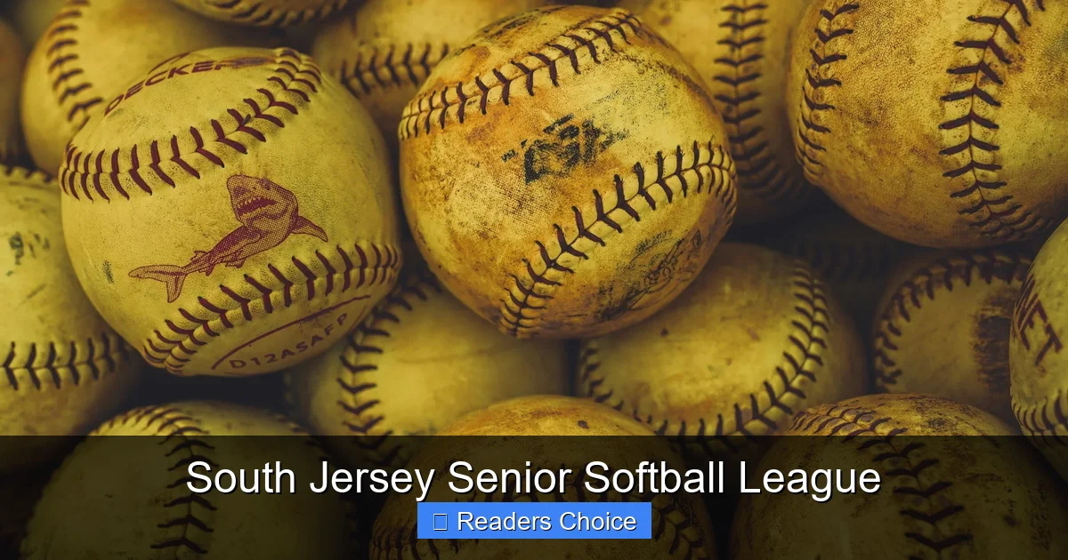 South Jersey Senior Softball League