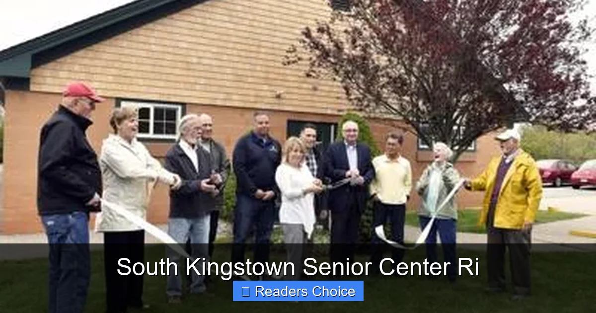 South Kingstown Senior Center Ri