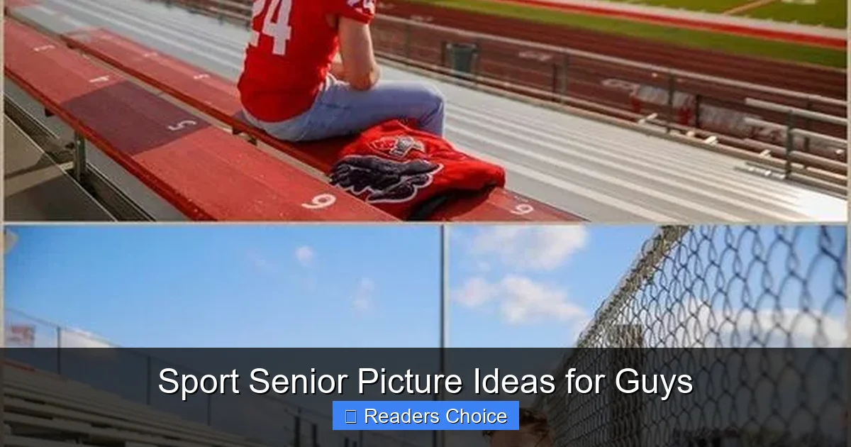 Sport Senior Picture Ideas for Guys