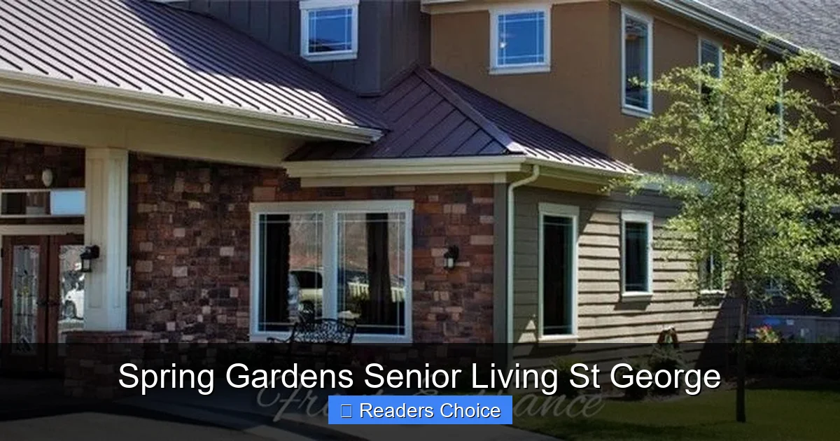 Spring Gardens Senior Living St George