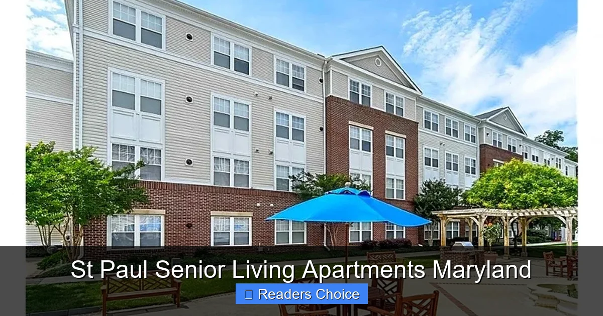 St Paul Senior Living Apartments Maryland