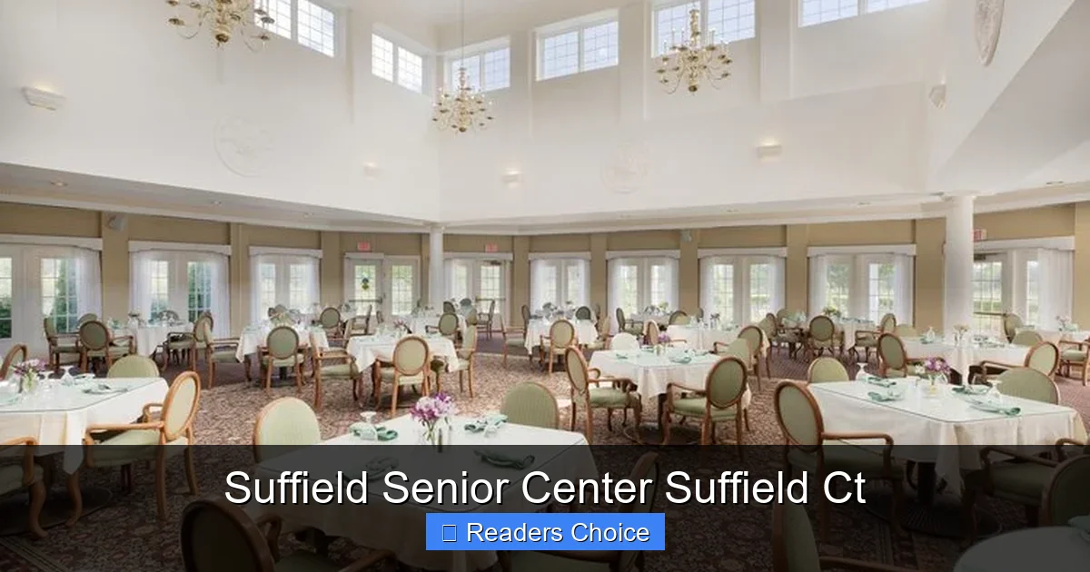 Suffield Senior Center Suffield Ct