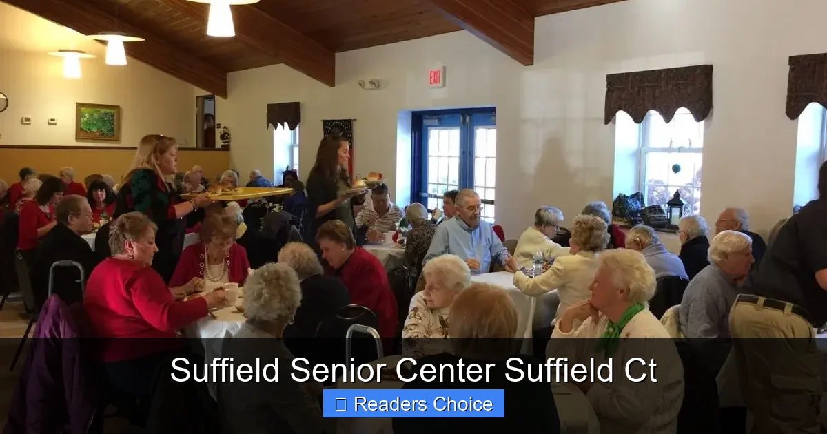 Suffield Senior Center Suffield Ct