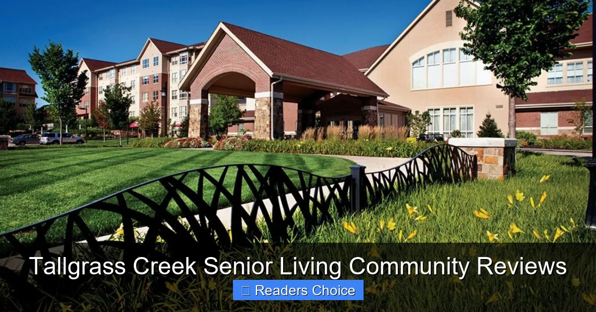 Tallgrass Creek Senior Living Community Reviews