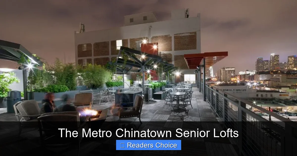 The Metro Chinatown Senior Lofts