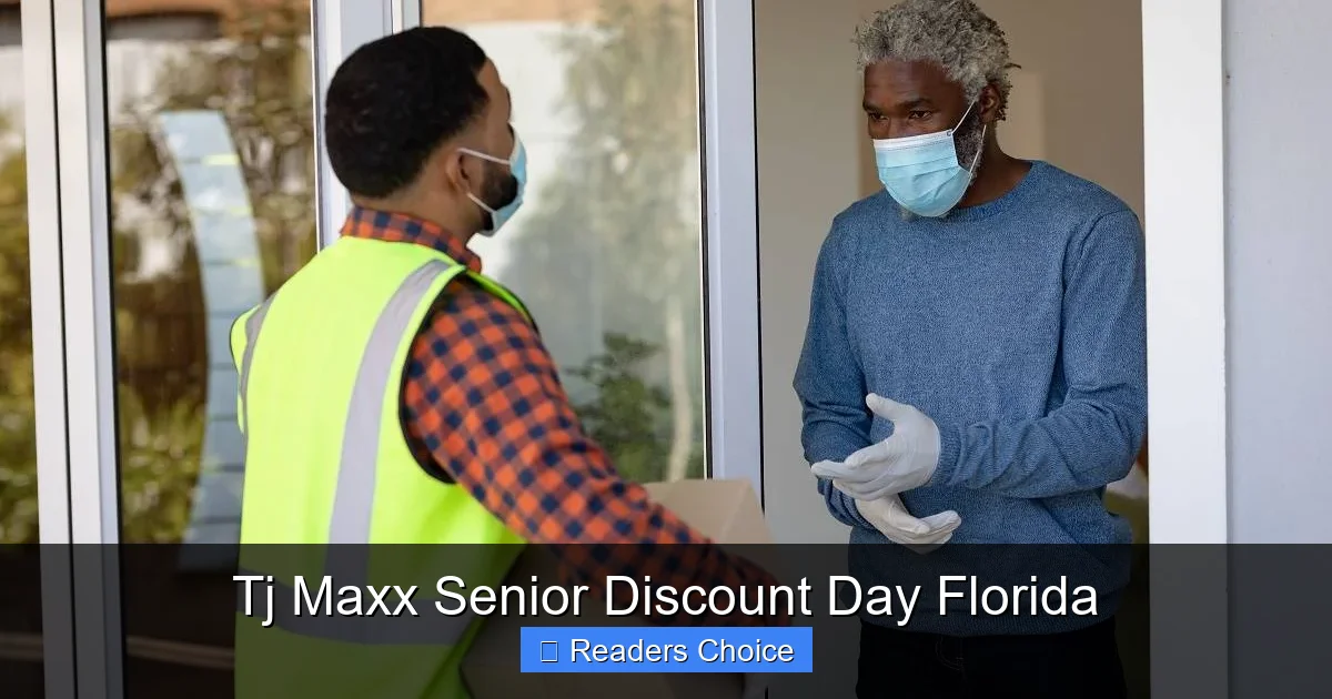 Tj Maxx Senior Discount Day Florida