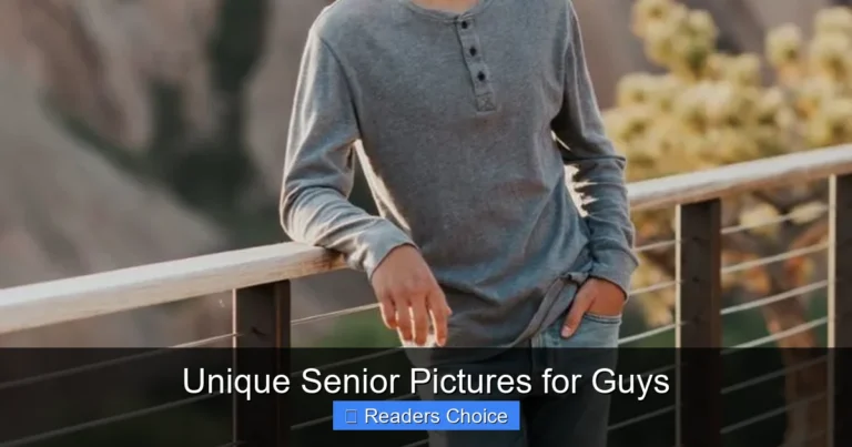 Unique Senior Pictures for Guys