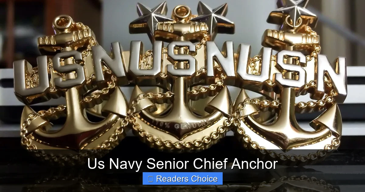 Us Navy Senior Chief Anchor
