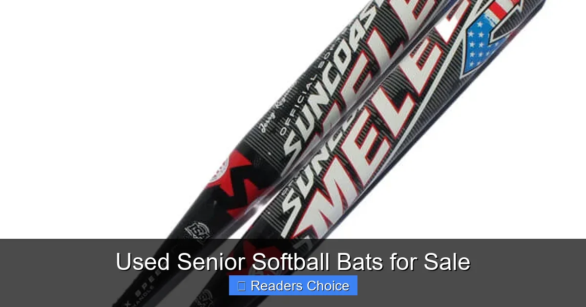 Used Senior Softball Bats for Sale