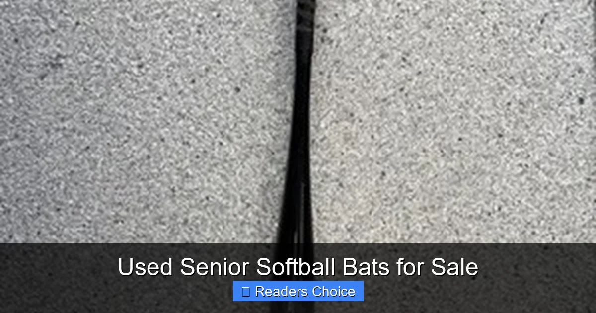 Used Senior Softball Bats for Sale