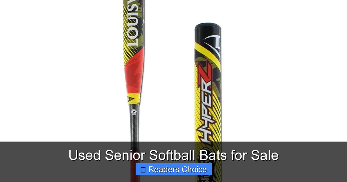Used Senior Softball Bats for Sale