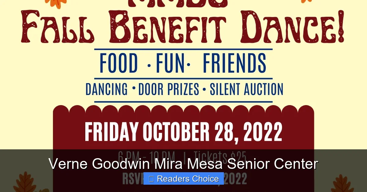 Verne Goodwin Mira Mesa Senior Center