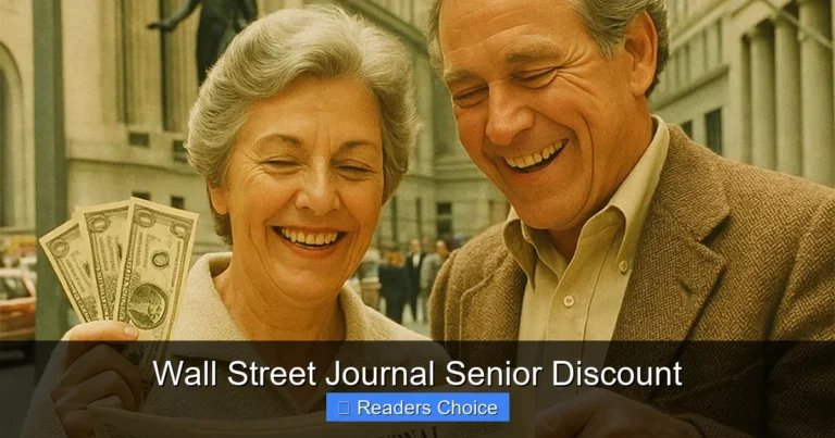 Wall Street Journal Senior Discount
