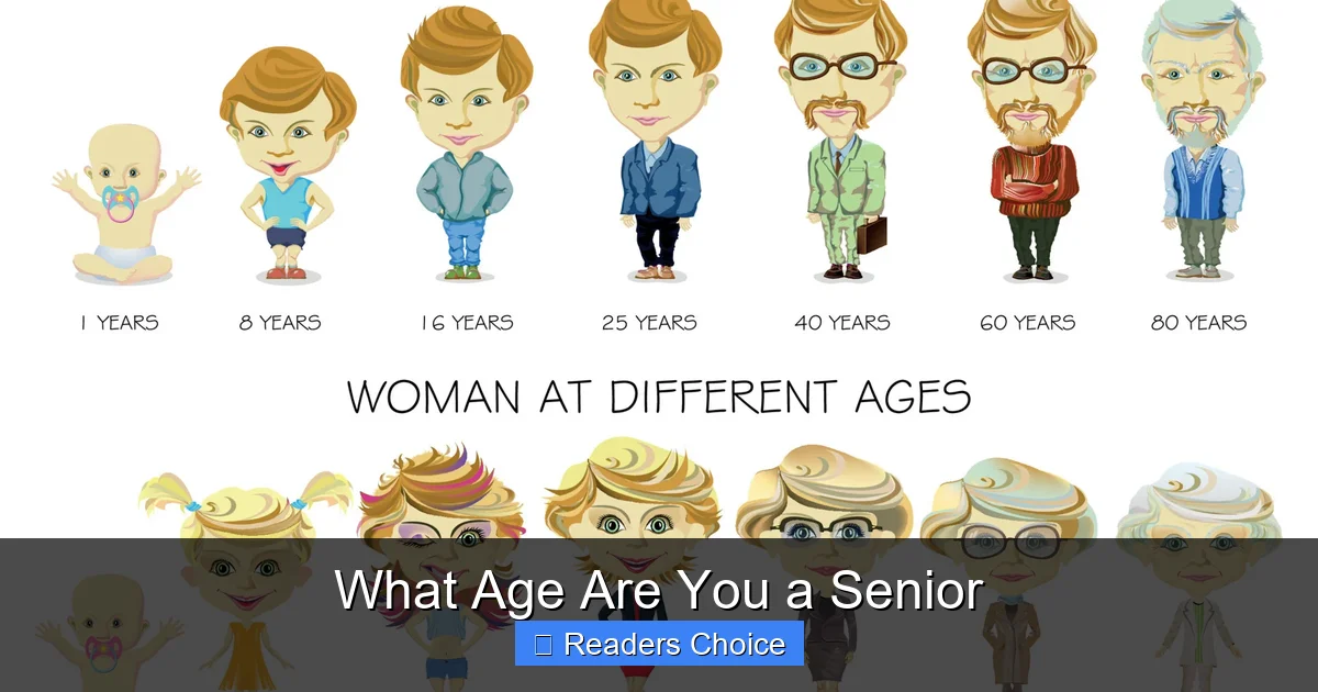 What Age Are You a Senior