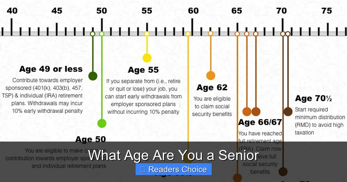 What Age Are You a Senior