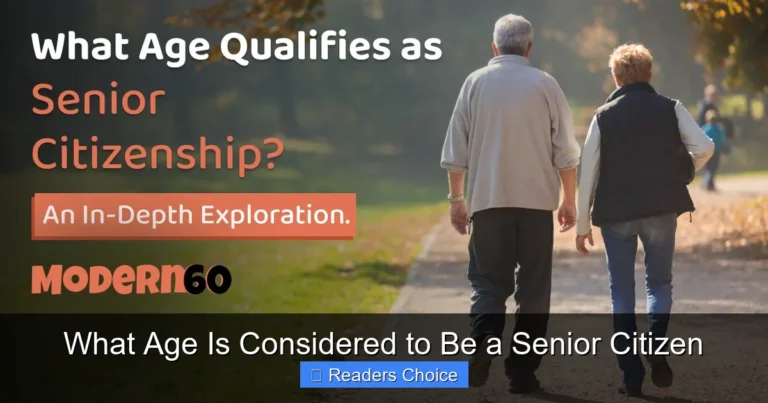 What Age Is Considered to Be a Senior Citizen