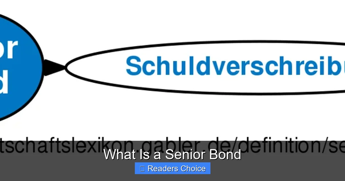 What Is a Senior Bond