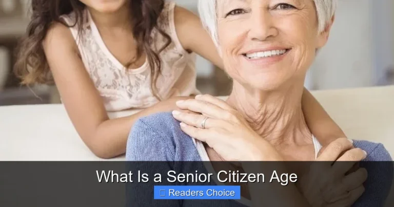 What Is a Senior Citizen Age