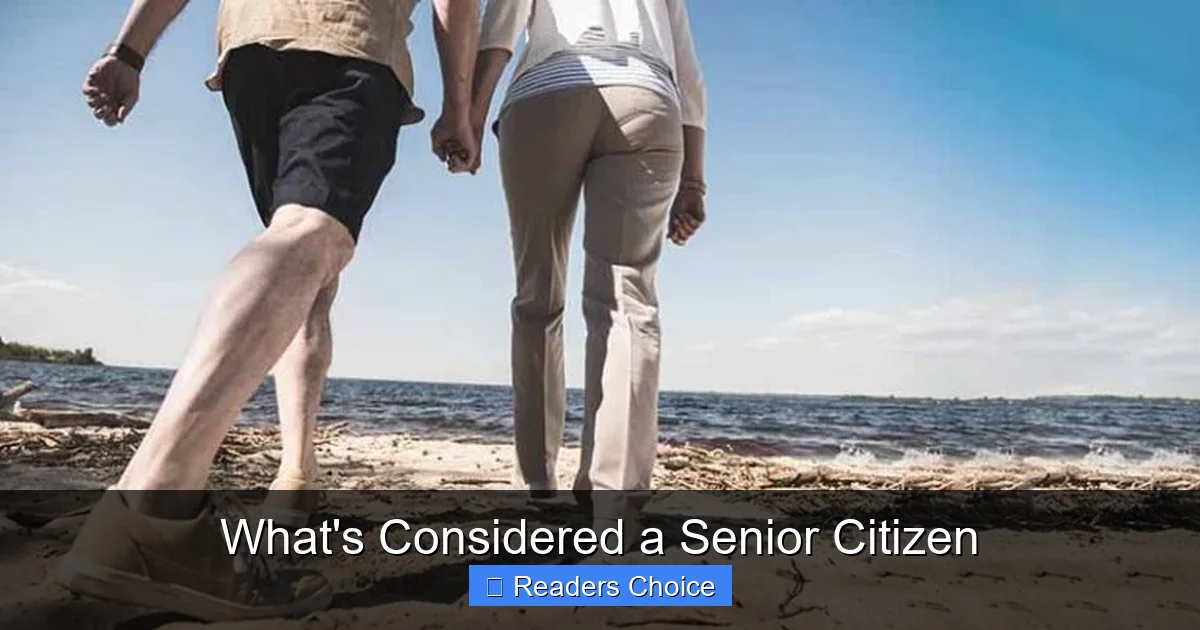 What's Considered a Senior Citizen