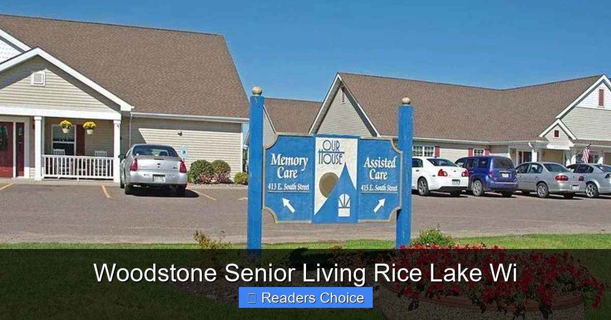 Woodstone Senior Living Rice Lake Wi