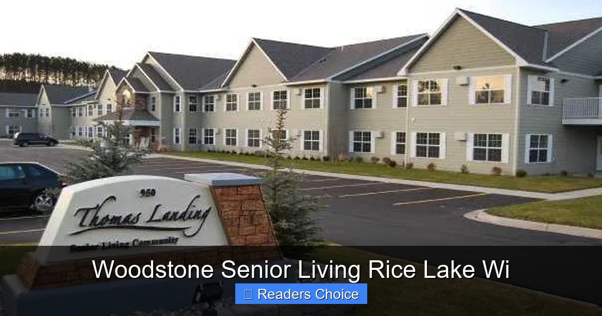 Woodstone Senior Living Rice Lake Wi