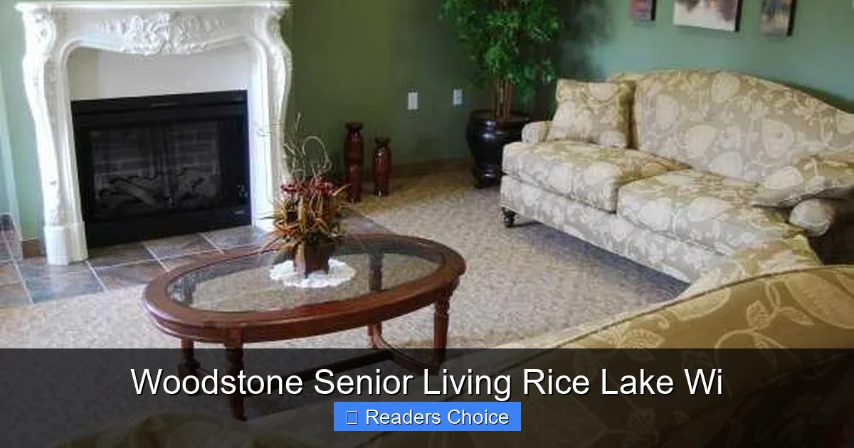 Woodstone Senior Living Rice Lake Wi