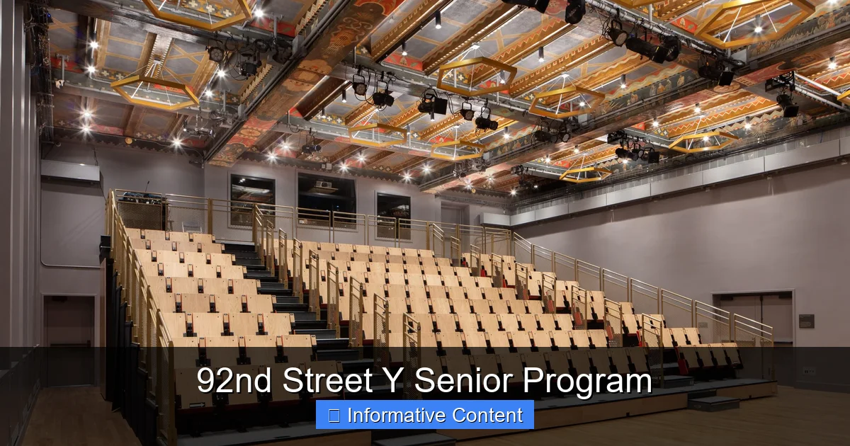 92nd Street Y Senior Program