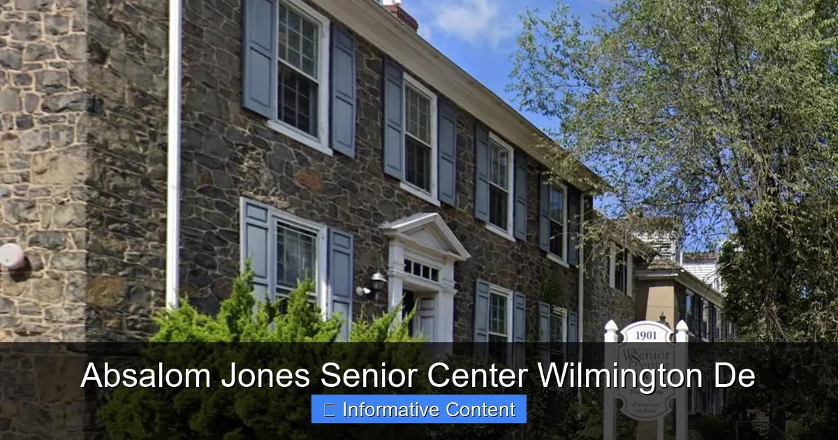 Absalom Jones Senior Center Wilmington De