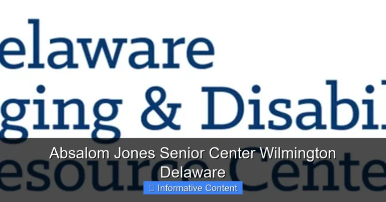 Absalom Jones Senior Center Wilmington Delaware