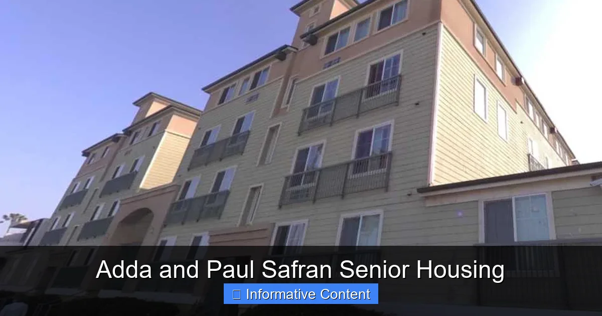 Adda and Paul Safran Senior Housing