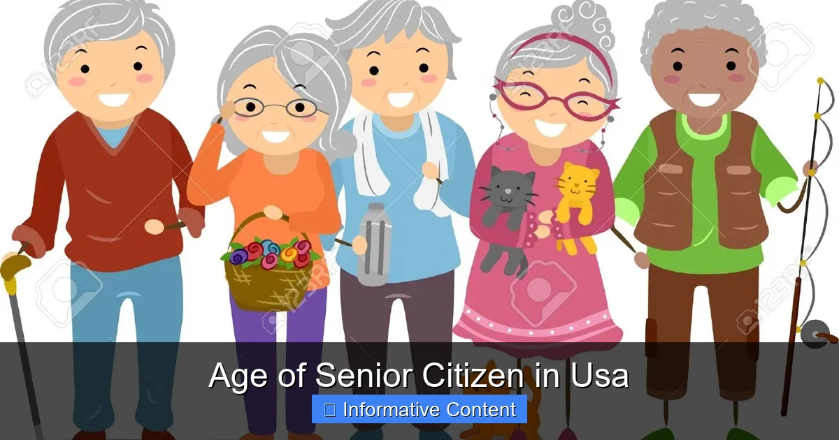 Age of Senior Citizen in Usa