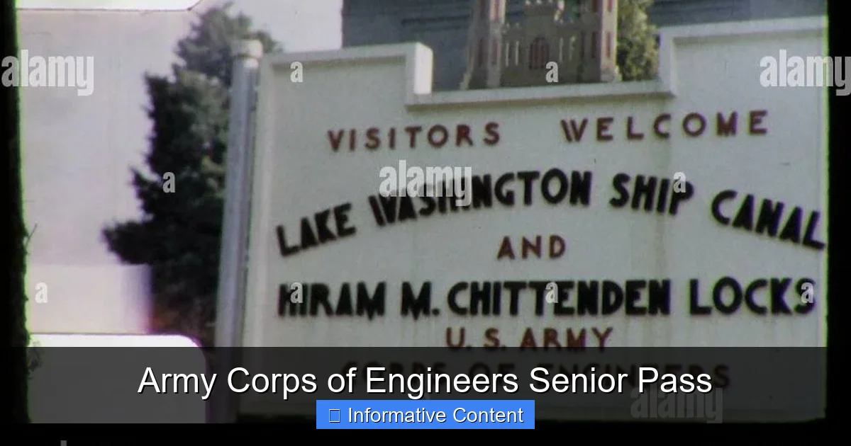 Army Corps of Engineers Senior Pass