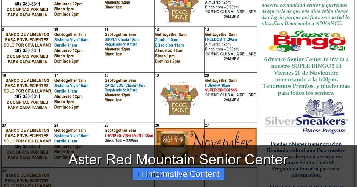 Aster Red Mountain Senior Center