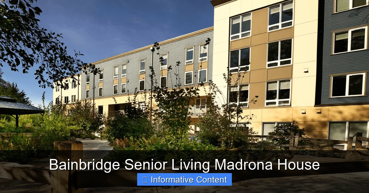 Bainbridge Senior Living Madrona House