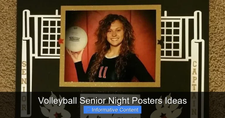 Volleyball Senior Night Posters Ideas