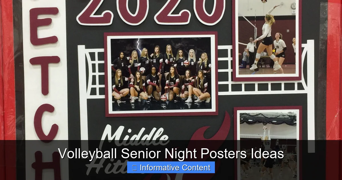 Volleyball Senior Night Posters Ideas