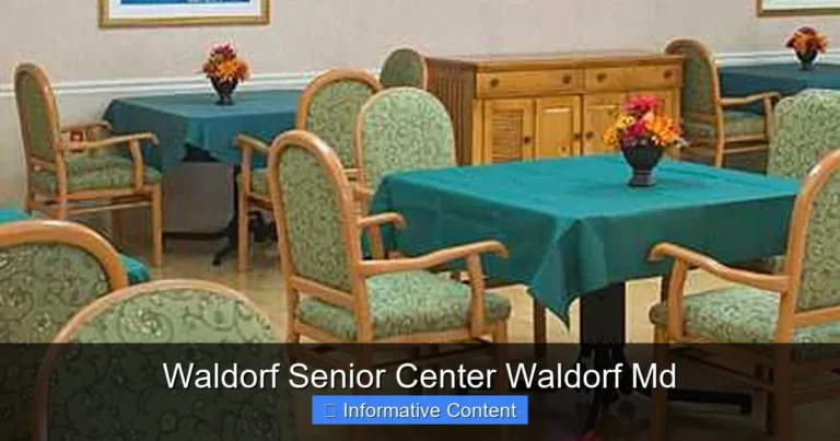 Waldorf Senior Center Waldorf Md