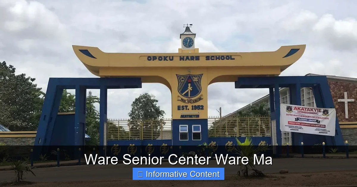 Ware Senior Center Ware Ma