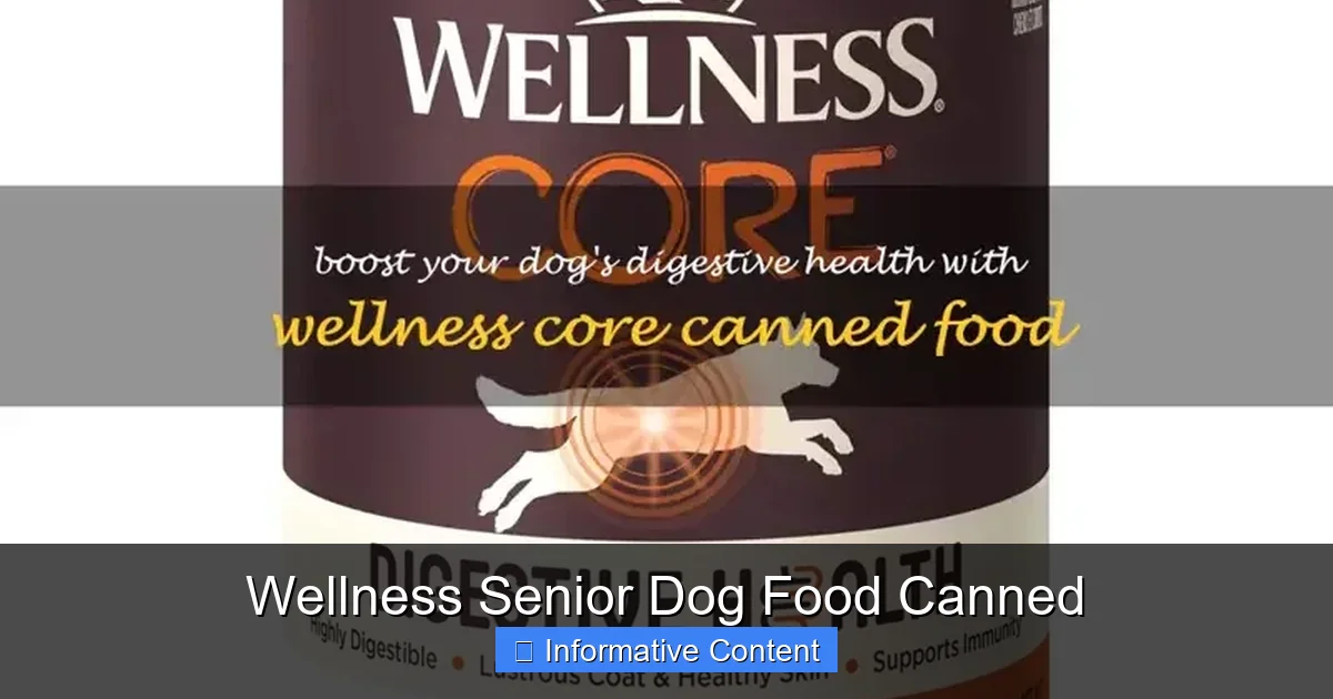 Wellness Senior Dog Food Canned