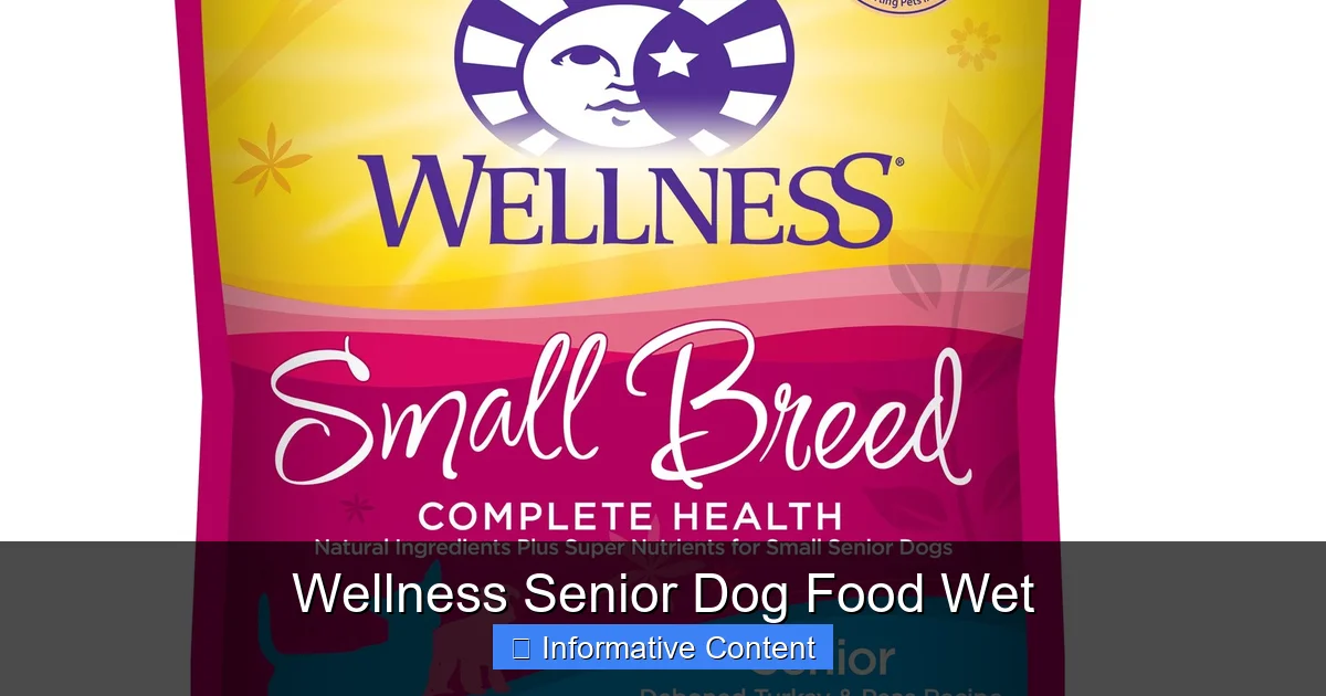 Wellness Senior Dog Food Wet