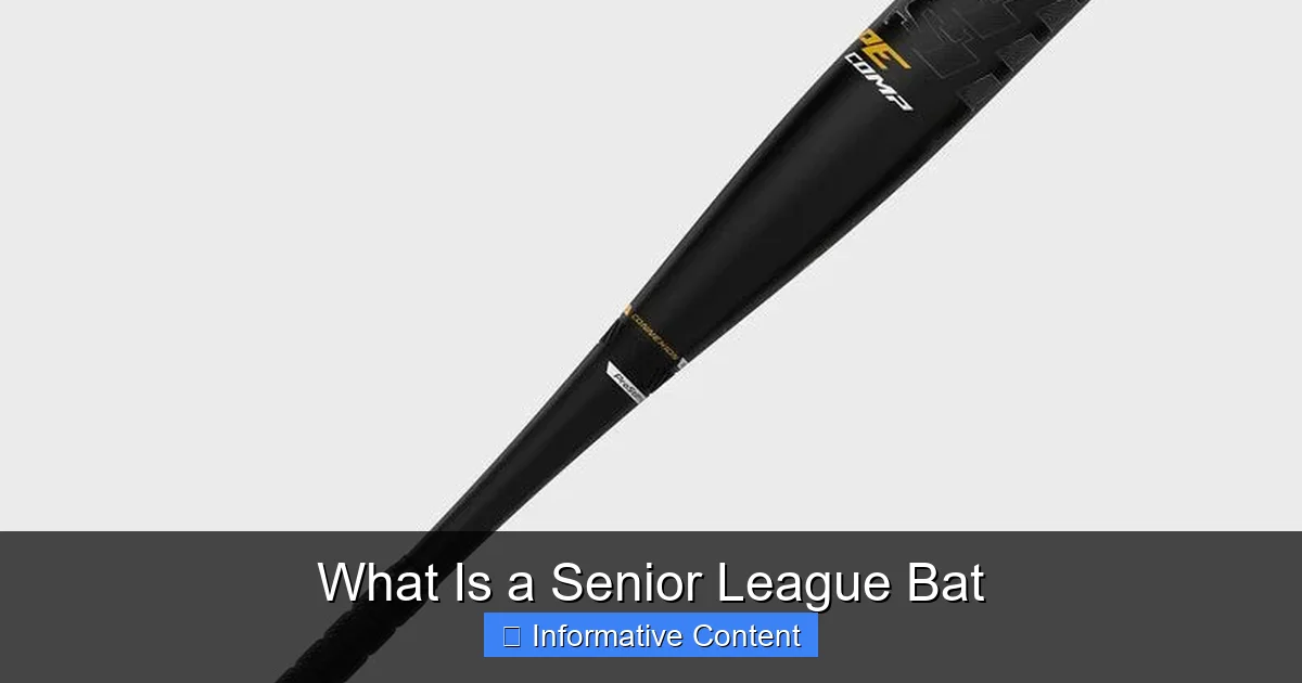 What Is a Senior League Bat