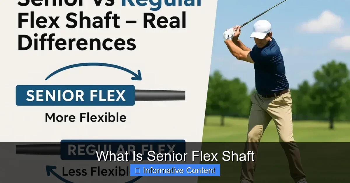 What Is Senior Flex Shaft