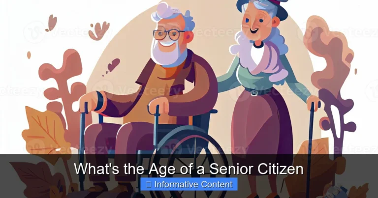 What's the Age of a Senior Citizen