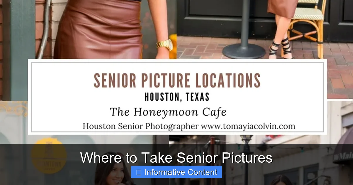 Where to Take Senior Pictures