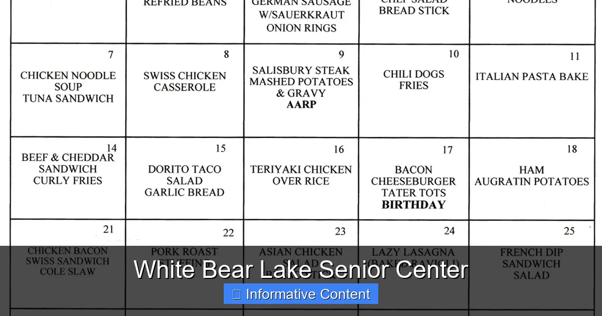 White Bear Lake Senior Center